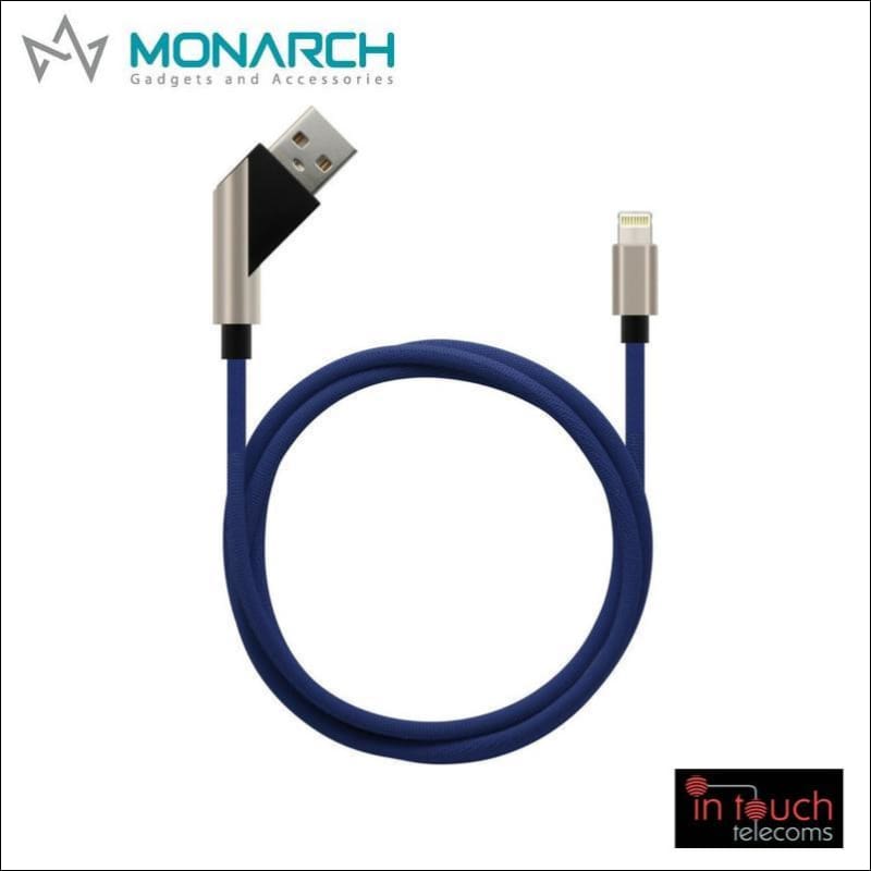 Monarch Gadgets X-Series | Lightning USB Cable - Brown