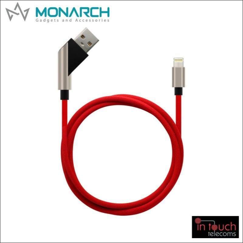 Monarch Gadgets X-Series | Lightning USB Cable - Brown