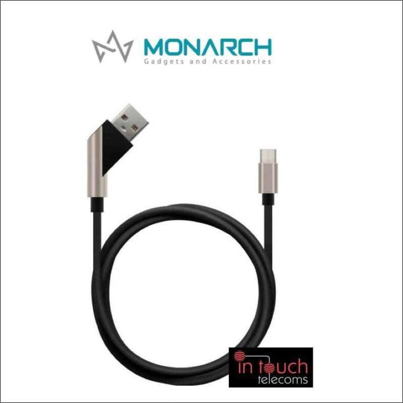 Monarch Gadgets X-Series | Type-C Cable - Black