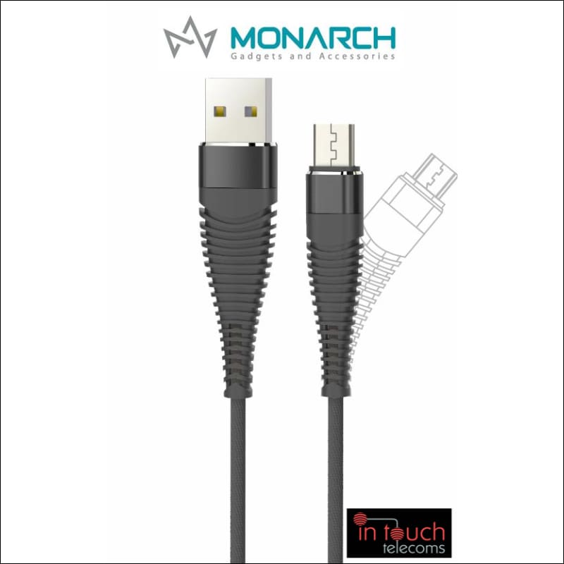 Monarch Gadgets Y-Series | Micro USB Cable - Black