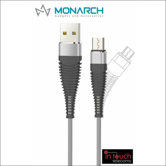 Monarch Gadgets Y-Series | Micro USB Cable - Grey