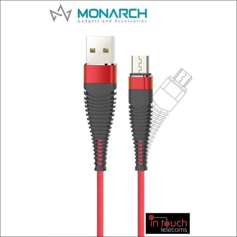 Monarch Gadgets Y-Series | Micro USB Cable - Red