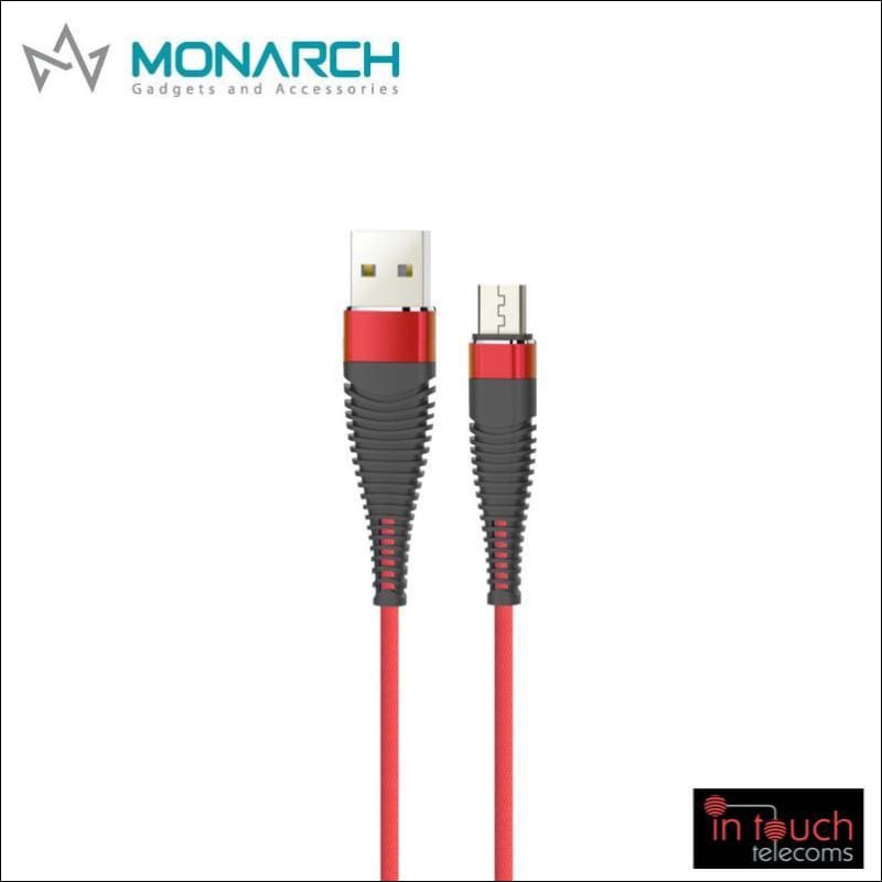 Monarch Gadgets Y-Series | Micro USB Cable - Red