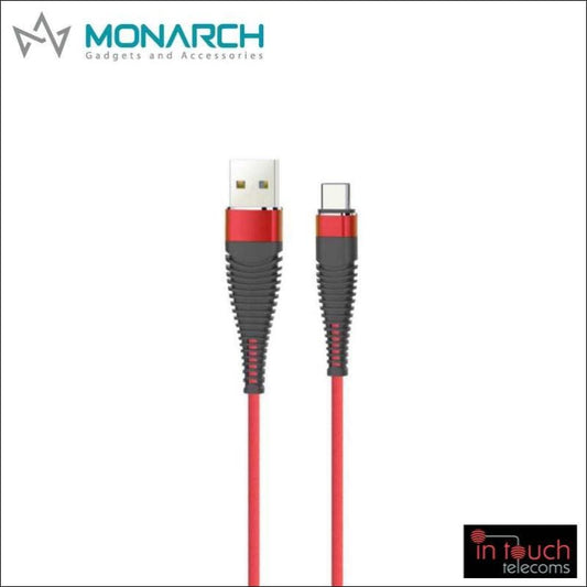 Monarch Gadgets Y-Series | Type-C USB Cable - Red